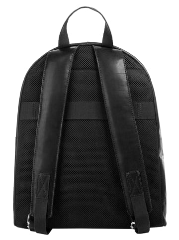 mano Rucksack DON PAOLO echt Leder in schwarz