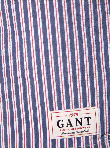 Gant Badeshorts in blue stone rot