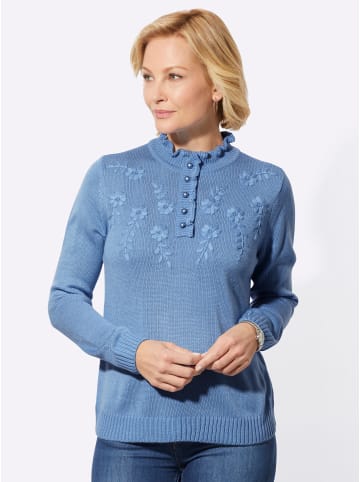WITT WEIDEN Stehkragenpullover in himmelblau