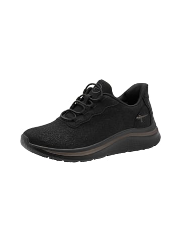 Tamaris Comfort-Sneaker aus Leder (niedrig) Schwarz