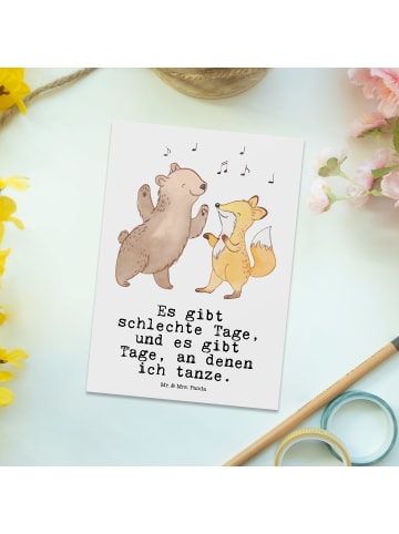 Mr. & Mrs. Panda Wanddeko Hase Tanzen mit Spruch in Weiß