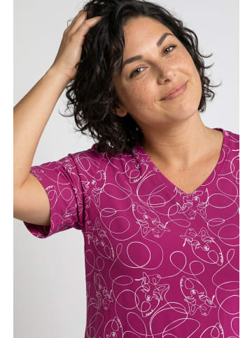 Ulla Popken Shirt in magnolienrot