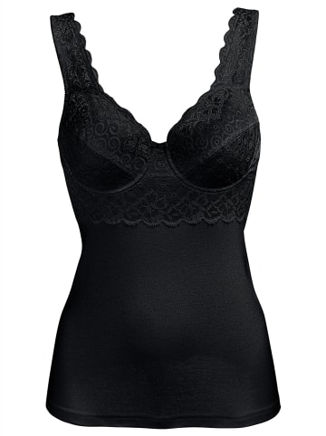 Nina von C. Bügel-BH-Hemd in schwarz