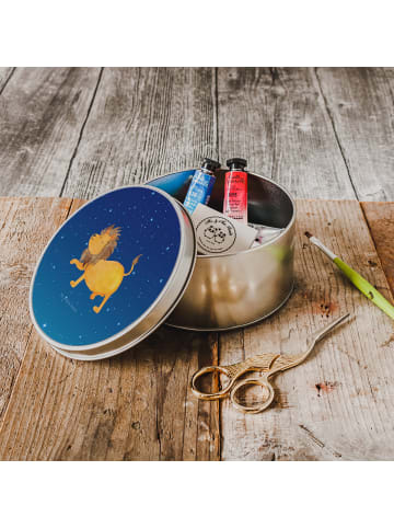 Mr. & Mrs. Panda Vorratsbehälter Sternzeichen Löwe ohne Spruch in Sternenhimmel Blau