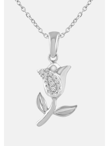 Diamant Exquis Halskette aus 375 Weißgold mit Diamant