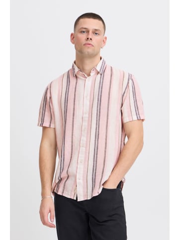 BLEND Kurzarmhemd BHBOBBY Shirt stripe in Rosa