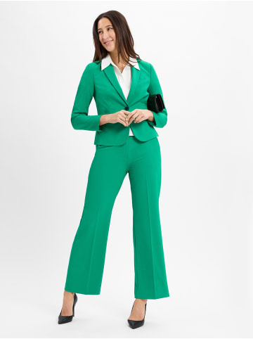 comma Bundfaltenhose in grün