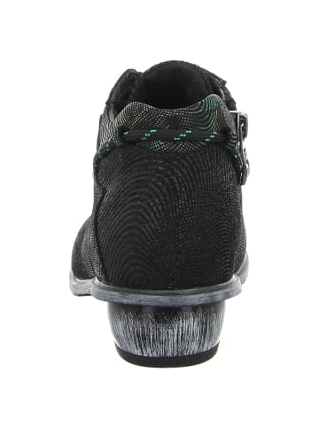 SIMEN Schnürschuhe in schwarz/grün