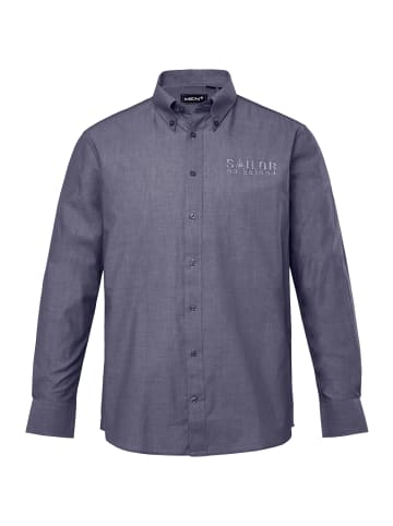 Men Plus Hemd in navy blau