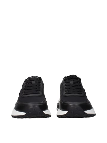 Jimmy Choo Schwarz Stoff Athletik Sneaker