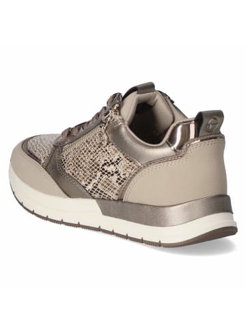 Tamaris Schnürhalbschuh in taupe