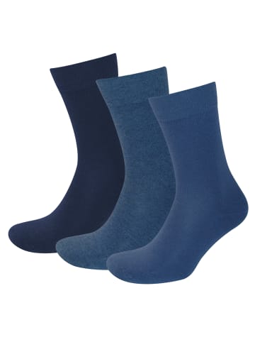 Sympatico Socken 3er-Pack S30102 in jeans meliert/jeans/marine (995)