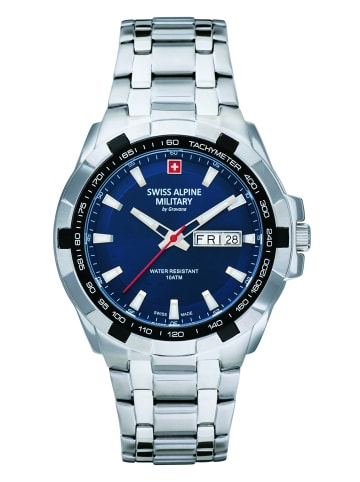 Swiss Alpine Military by Grovana Analoguhr für Herren in blau