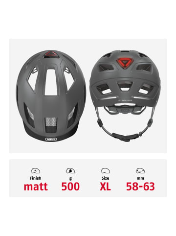 ABUS Fahrradhelm Hyban 2.0 - in titan