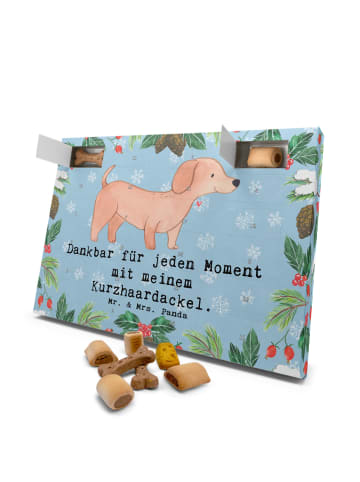 Mr. & Mrs. Panda Adventskalender Hund Dackel Kurzhaardackel Mome... in Eisblau