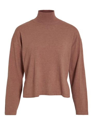 Vila Strickpullover in Burnt Henna