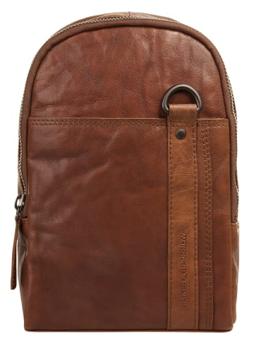 SPIKES & SPARROW Crossover Bag echt Leder in cognac
