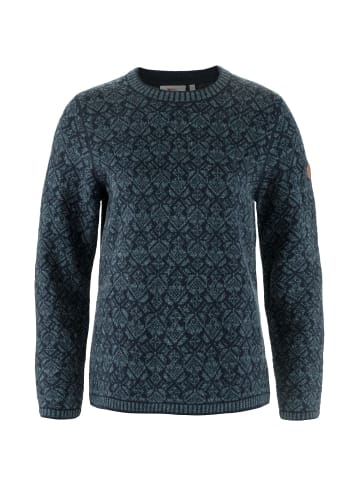 FJÄLLRÄVEN Sweatshirt Snow Round Neck Sweater in Marine