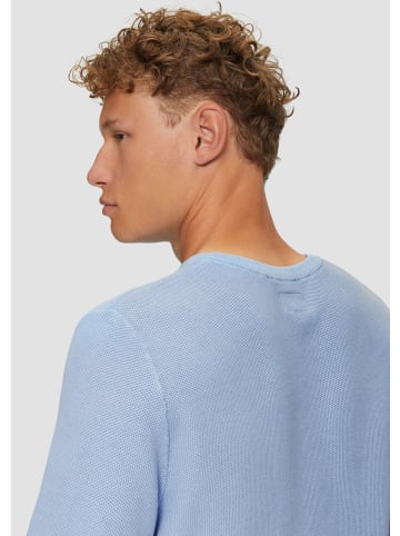 QS Strickpullover langarm in Blau