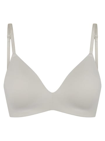 Schiesser Bügelloser BH Invisible Soft Padded in grau-jaspe