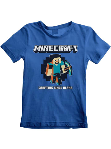 Minecraft Shirt in Blau
