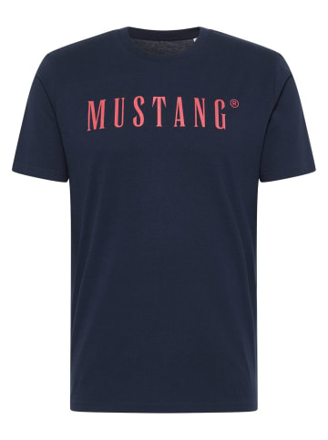 Mustang T-Shirt ALEX C LOGO in Blau