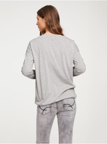 Heine Spitzenshirt in grau-melange