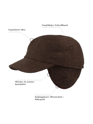 BREITER Baseball Cap in braun