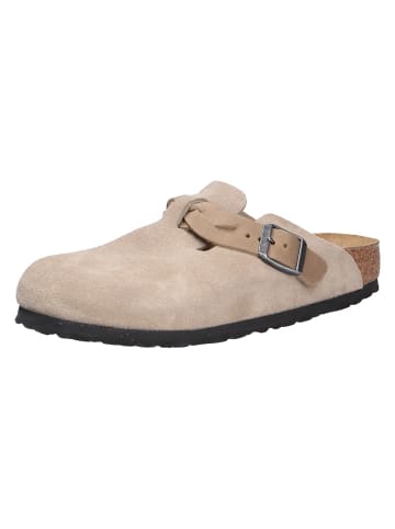 Birkenstock Tieffußbett Pantolette in beige