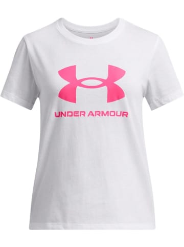 Under Armour Sportshirt "Big Logo T-Shirt" in Weiß