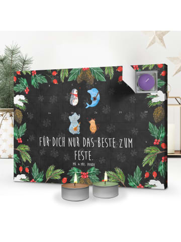 Mr. & Mrs. Panda Adventskalender Big Einheit mit Spruch in Kreidetafel