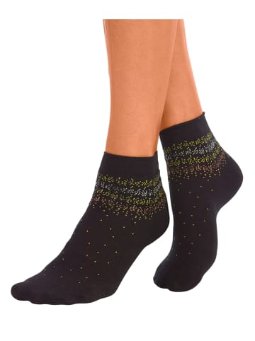 H.I.S Kurzsocken in schwarz