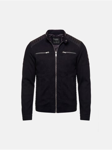 KOROSHI Leichte, kurze technische Bikerjacke in Schwarz