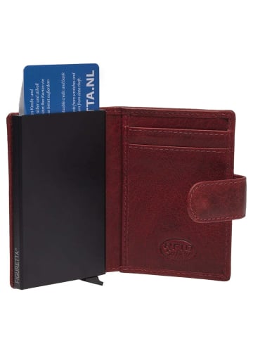 The Chesterfield Brand Prague - Kreditkartenetui 6cc 10 cm RFID (light grey) in rot