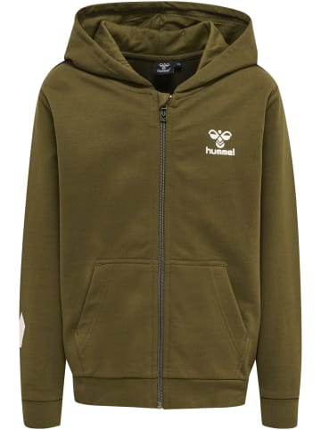 Hummel Hummel Zip Kapuzenpullover Hmltrece Kinder in DARK OLIVE