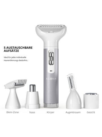 Ailoria EVAPORE Set mit 5 Scherköpfen in weiß