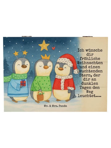 Mr. & Mrs. Panda Schatztruhe Winterzeit Heilige drei Könige Desi... in Weiß