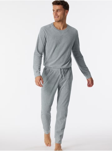 Schiesser Pyjama Warming Nightwear in Grau