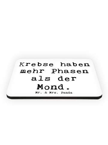 Mr. & Mrs. Panda Fridge Magnet Spruch Krebs Phasen mit Spruch in Weiß