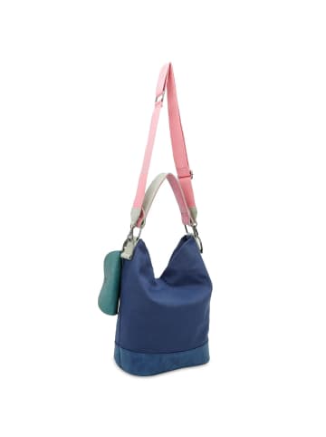 Fritzi aus Preußen Izzy07 Olga Canvas Schultertasche 27 cm navy