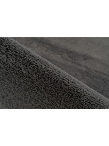 Vivorum Wohnzimmer / Schlafzimmer  Kurzflor Teppich Cross 425 in graphit