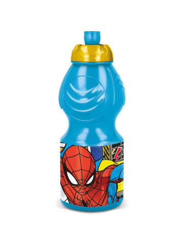 MARVEL Spider-Man Midnight Flyer Flasche, Sportflasche 400 ml