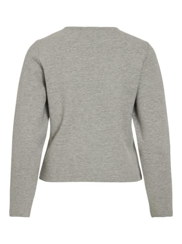 Vila Sweatshirt in light grey melange1