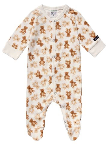 Villervalla Strampler Teddy in creme