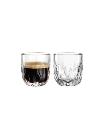 LEONARDO 2er Set Espressogläser (3) Gocce 60 ml in transparent