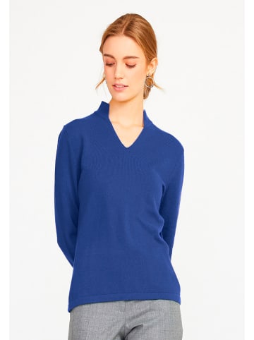 PETER HAHN Strickpullover Cashmere in koenigsblau