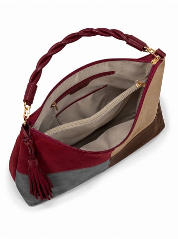 collezione alessandro Schultertasche " Patchwork " in rot