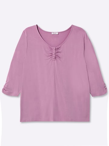 sheego 3/4-Arm-Shirt in orchidee