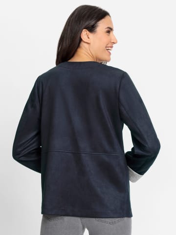 WITT WEIDEN Lederimitat-Blazer in marine