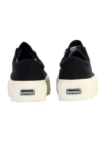 Superga Schnür-Sneaker 2631 Stripe Platform Schwarz